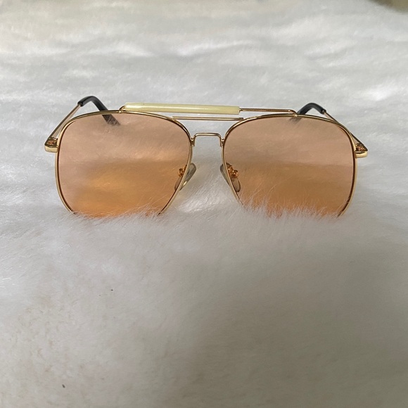 Gold Aviator Sunglasses - Picture 2 of 7